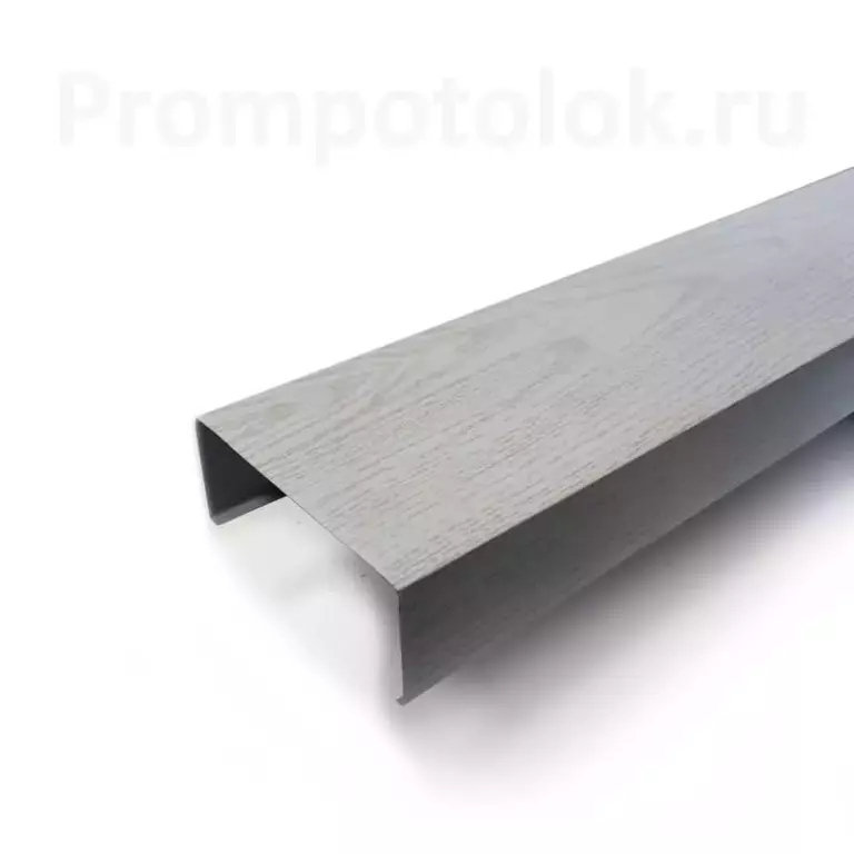 Рейка кубообразная Сesal Art 100х40 белое дерево